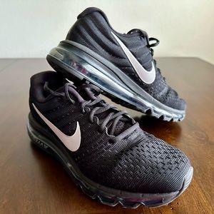 Nike Air Max 2017 Black Anthracite 849560-001 Women's Size 8